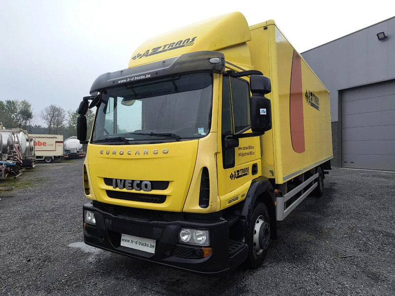 Box Truck Iveco EuroCargo 120 E22 EEV SIDE PORT + D'HOLLANDIA LIFT 7 T 2014