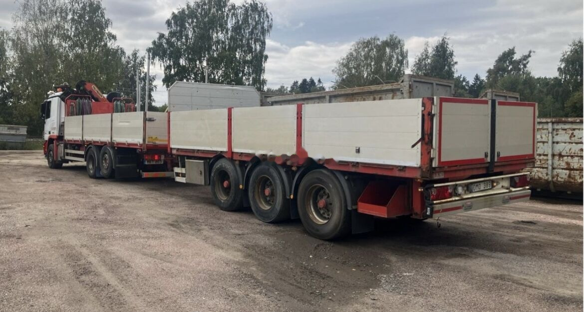 Crane Manipulator Truck Mercedes-Benz 2544L Ekipage 12 T